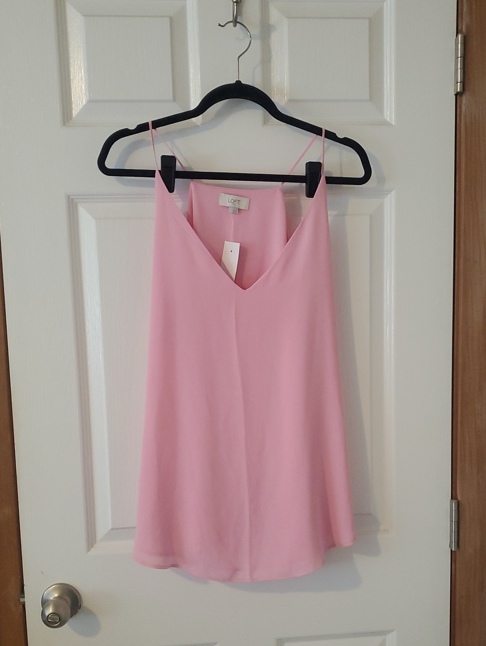 LOFT Outlet Pink V-Neck Spaghetti Strap Cami